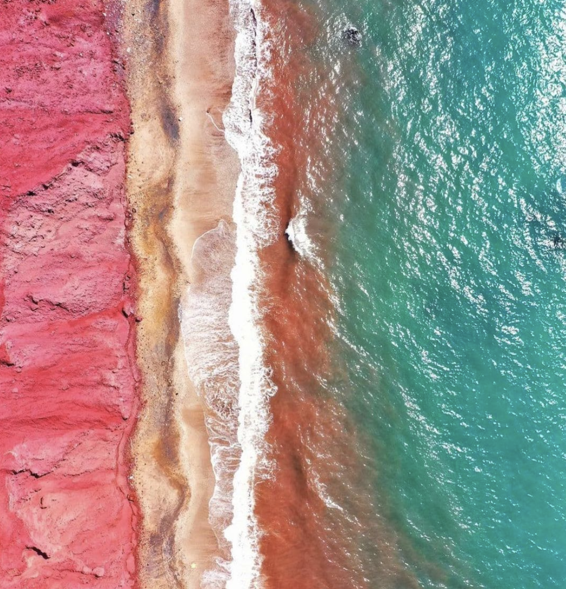 Hormuz Island Is Home To A Rainbow Colored Beach You Have To See To Believe  - Indie88