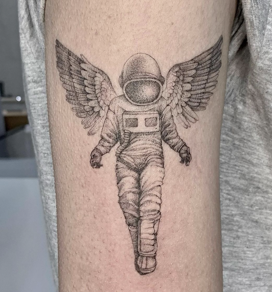 260 Best Astronaut Tattoos Designs 2023  TattoosBoyGirl