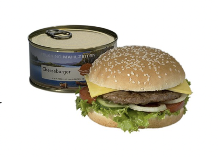 burger in a can
