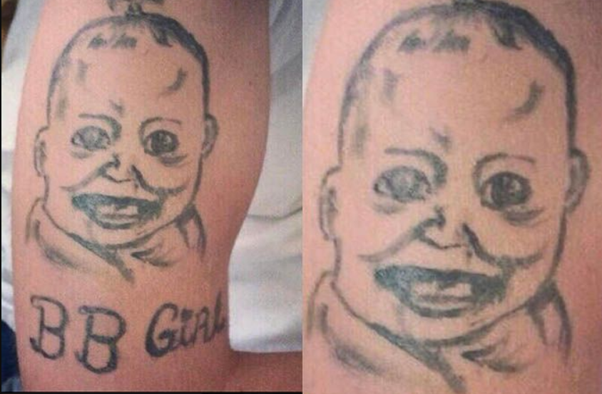 bad portrait tattoos